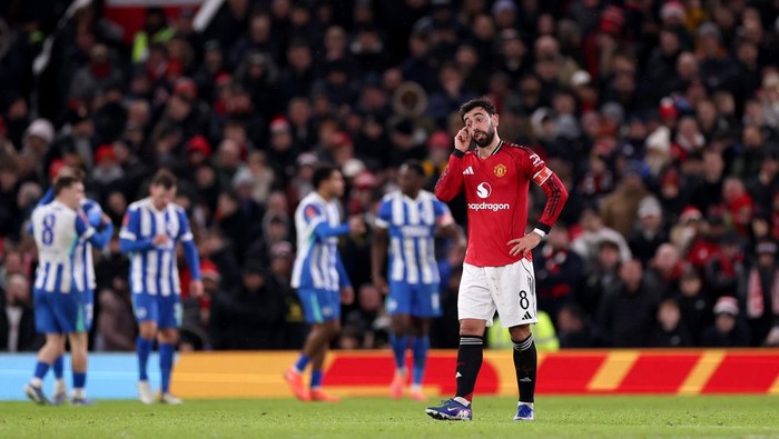 MU Vs Brighton: 1-2, Manchester United Gagal di Babak Ketiga Piala FA